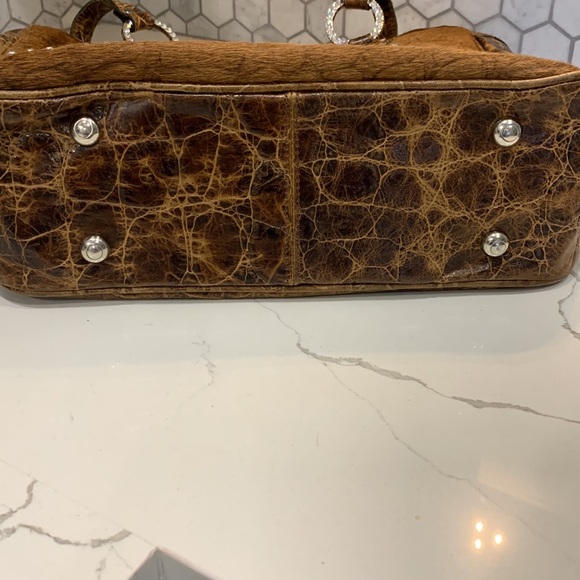 Original Raviani Leather Crystal Hair on Hyde Purse - Picture 2 of 12